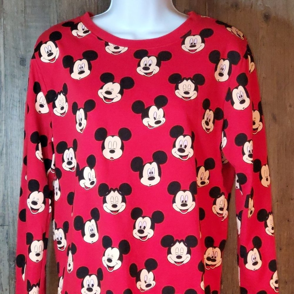 Disney Women's Mickey Mouse Long Sleeve